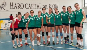 Equipo de voleibol Naturhouse ciudad de Logroño.