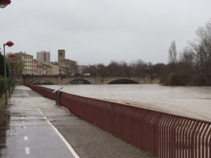 Los ojos del Ebro casi invisibles