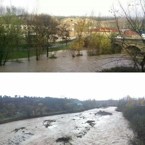 Los ríos de Murillo se desbordaron de agua por las lluvias