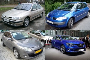 Evolución del Renault Megane