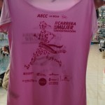 Camiseta oficial de la II carrera de la mujer en Logroño.