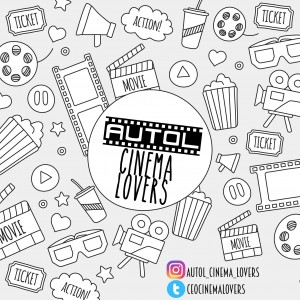 Detalle del logo de Autol Cinema Lovers que incluye sus cuentas en redes sociales.