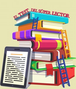 Logo de nuestra sección literaria: "El test del súper lector".