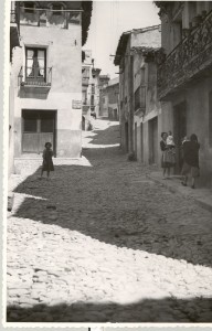 Calle Santa Eulalia. Años 40-50.